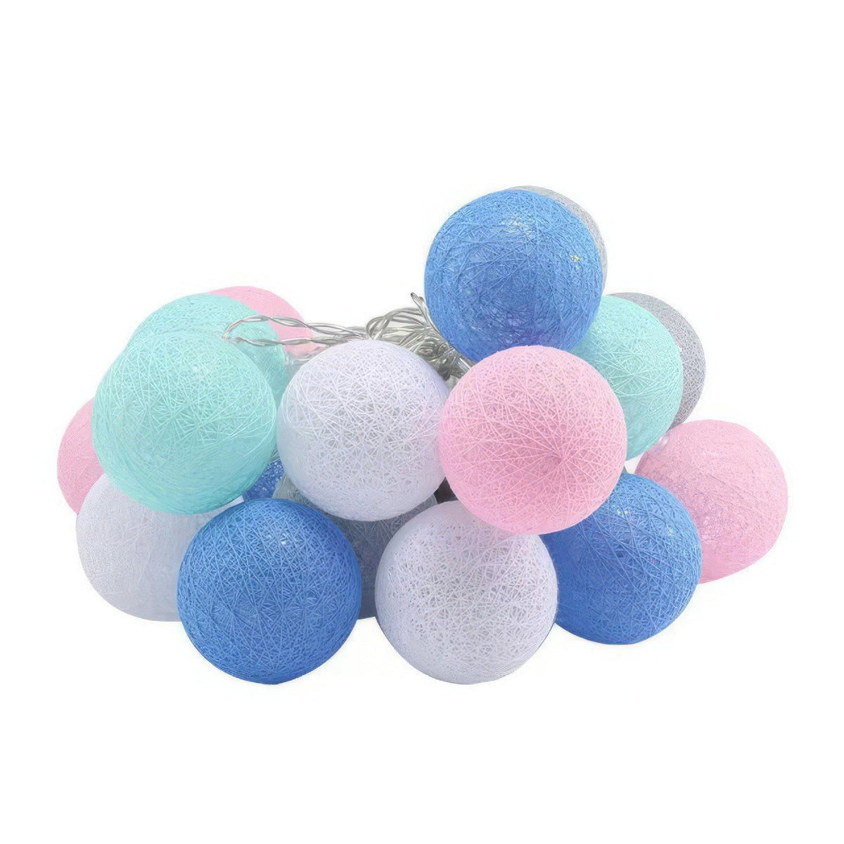LED Cotton Ball String Lights Decorative Indoor Fairy Lanterns | Thrascher
