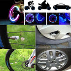 LED Tire Valve Caps for Cars, Motorcycles, and Bikes