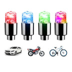 LED Tire Valve Caps for Cars, Motorcycles, and Bikes