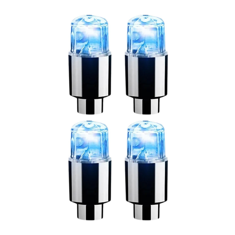 LED Tire Valve Caps for Cars, Motorcycles, and Bikes