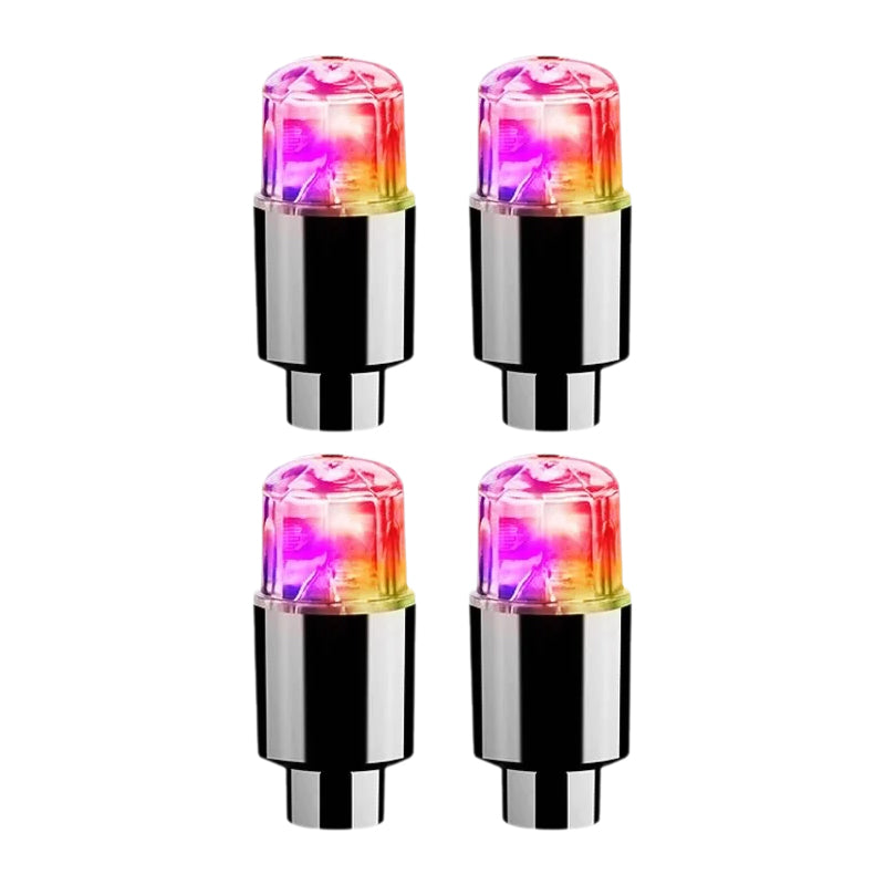 LED Tire Valve Caps for Cars, Motorcycles, and Bikes