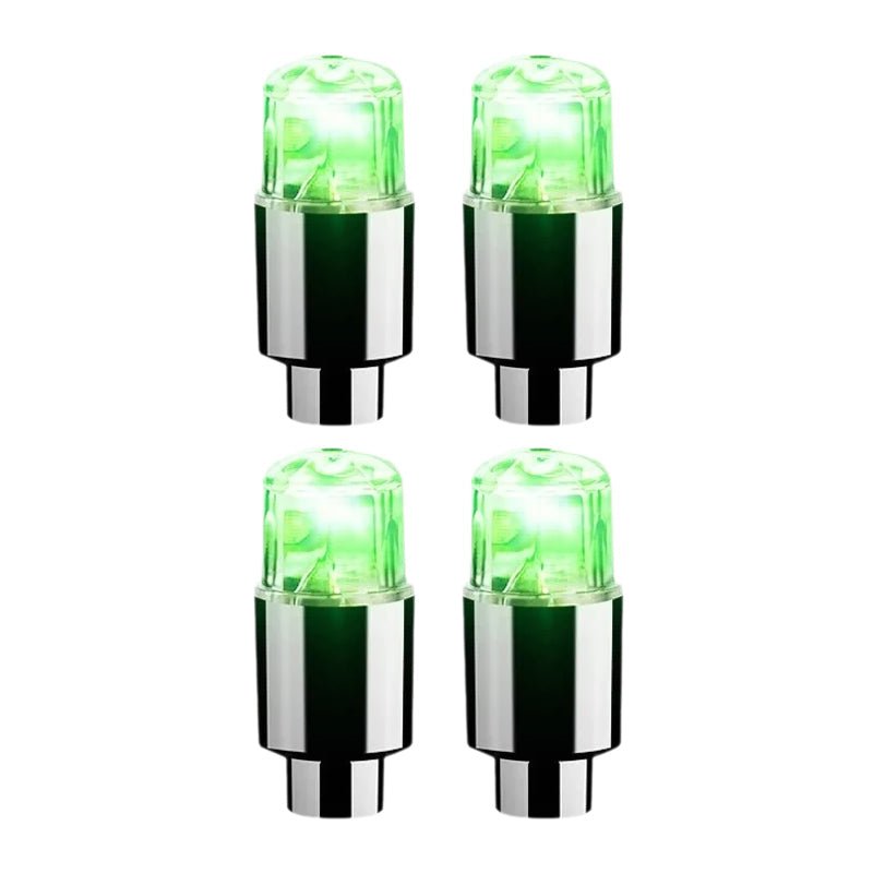LED Tire Valve Caps for Cars, Motorcycles, and Bikes
