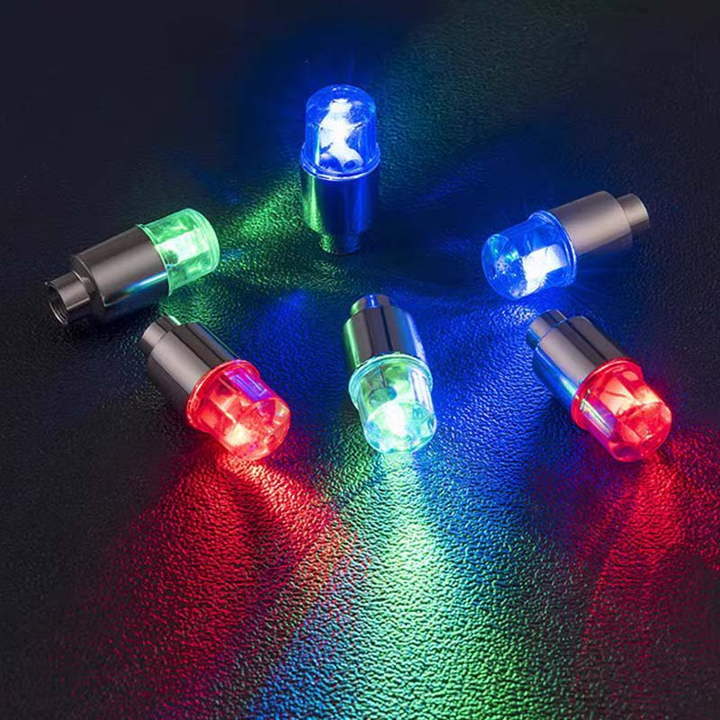 LED Tire Valve Caps for Cars, Motorcycles, and Bikes