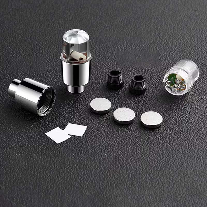 LED Tire Valve Caps for Cars, Motorcycles, and Bikes