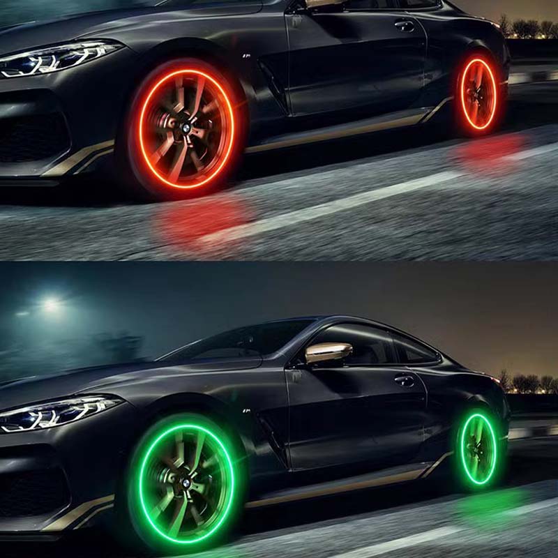 LED Tire Valve Caps for Cars, Motorcycles, and Bikes