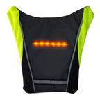 LED Turn Signal Cycling Safety Vest with Wireless Remote Control, view 16