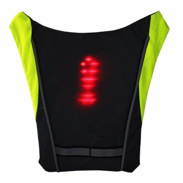 LED Turn Signal Cycling Safety Vest with Wireless Remote Control, view 18