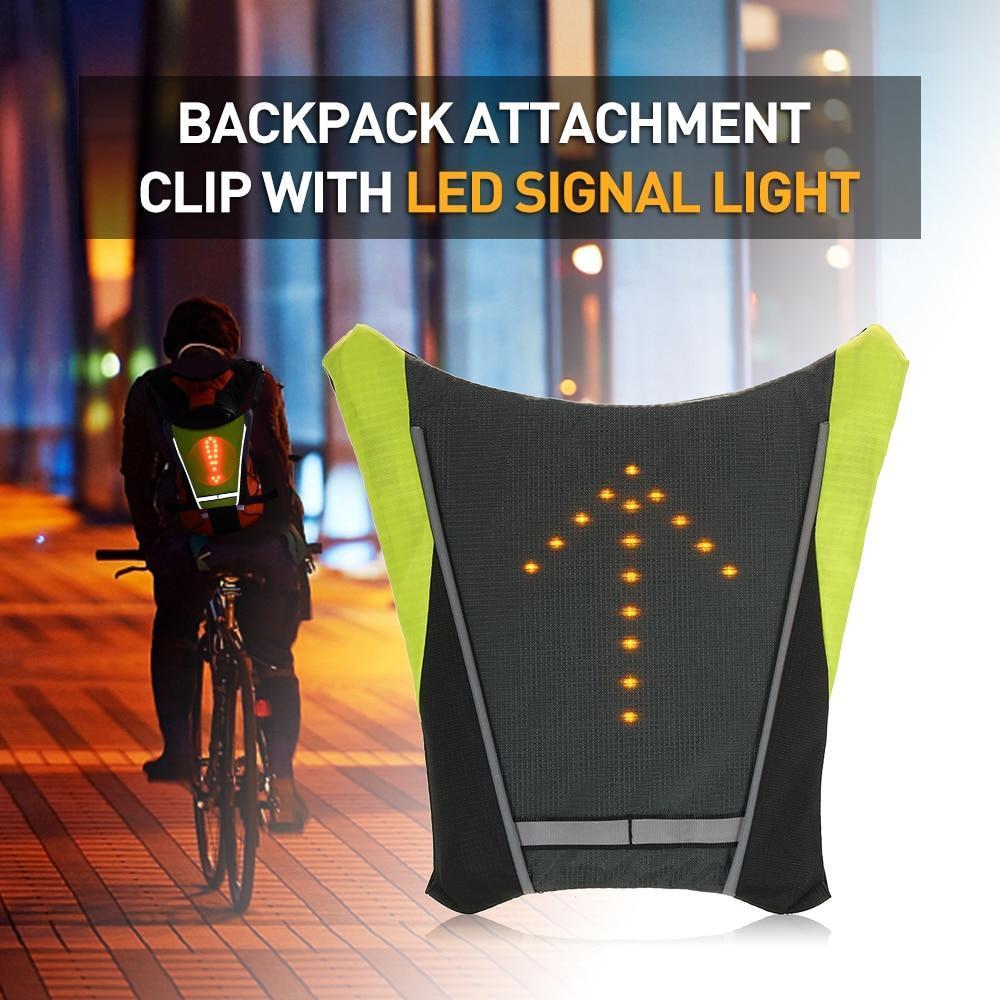 LED Turn Signal Cycling Safety Vest with Wireless Remote Control, view 2