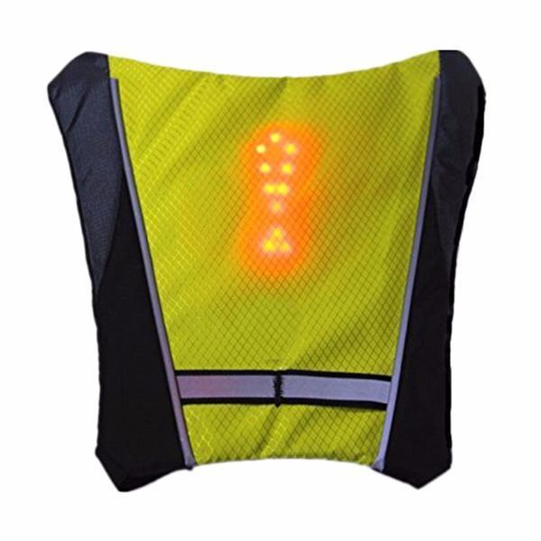 LED Turn Signal Cycling Safety Vest with Wireless Remote Control, view 20