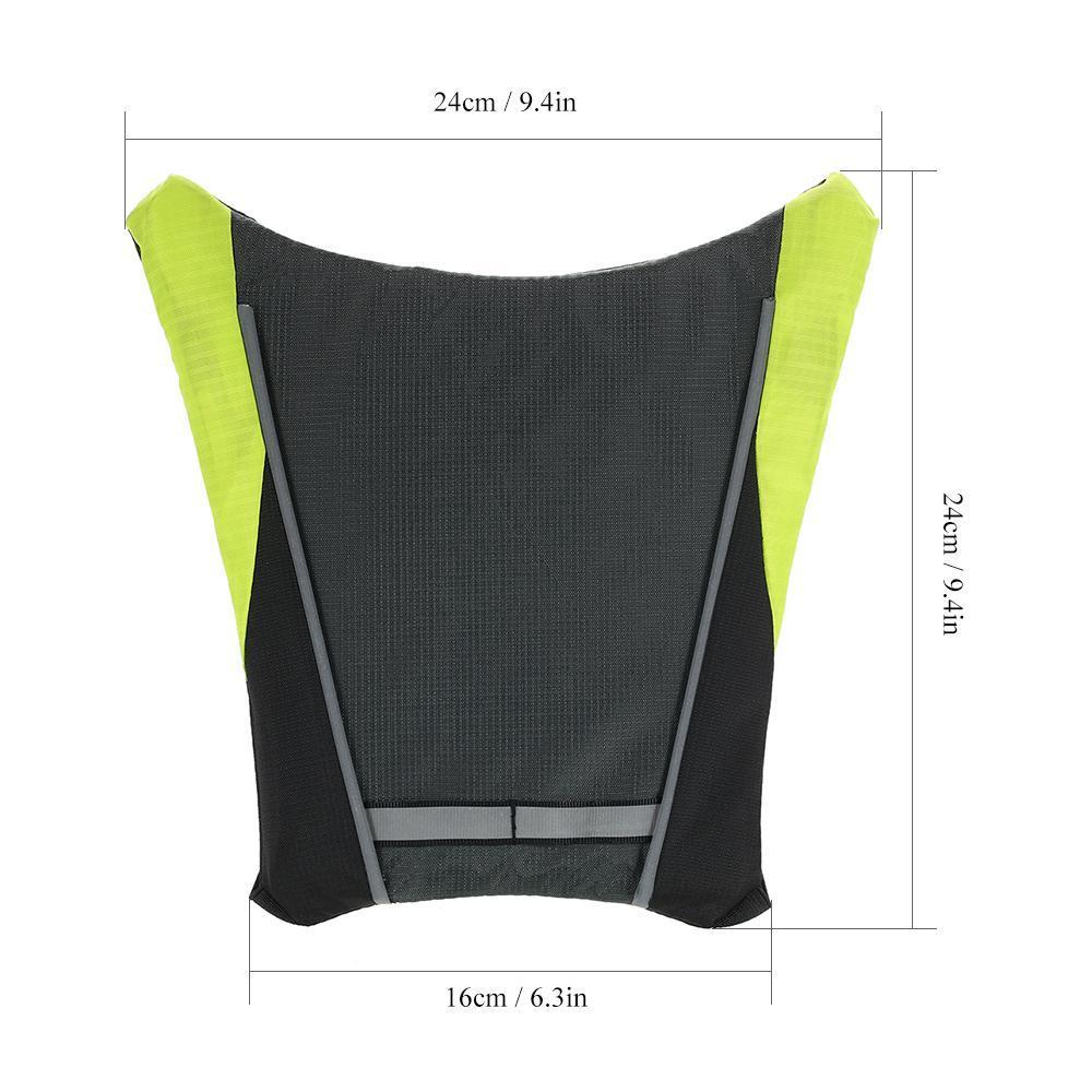 LED Turn Signal Cycling Safety Vest with Wireless Remote Control, view 23