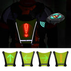 LED Turn Signal Cycling Safety Vest with Wireless Remote Control, view 3