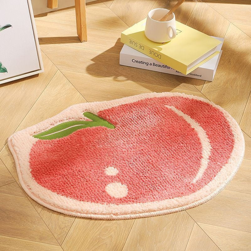 Lemon Slice Shape Bath Mat | Thrascher