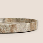 Lenvora Round Stone Tray