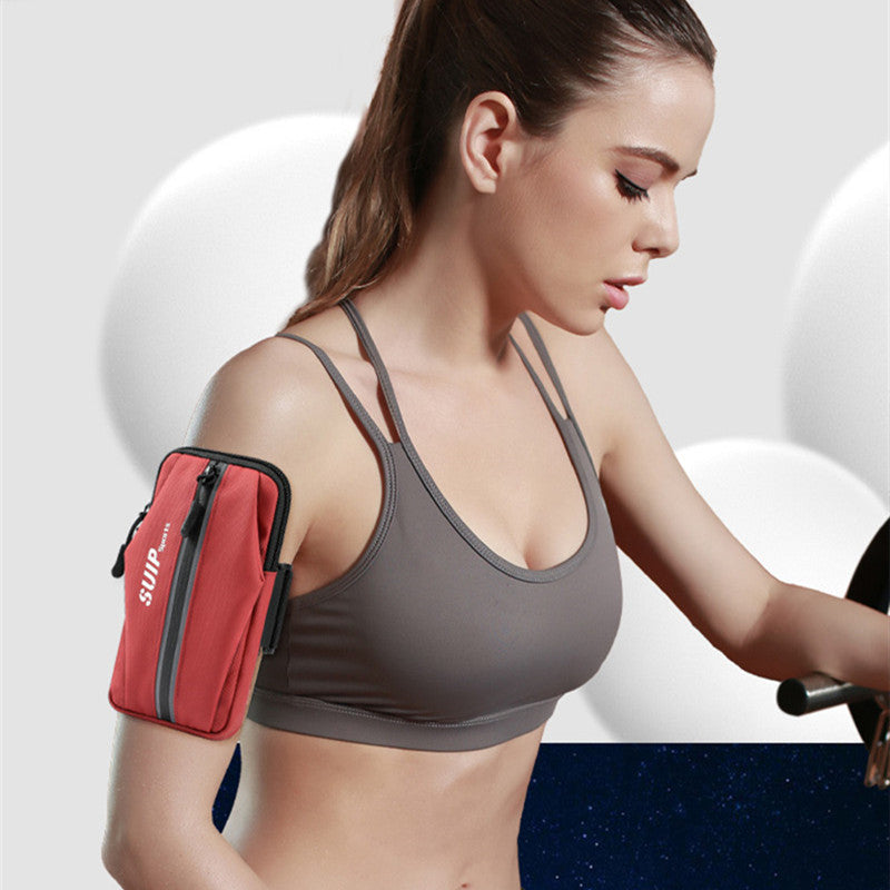 Lightweight Mobile Phone Running Arm Bag with Adjustable Strap, view 2