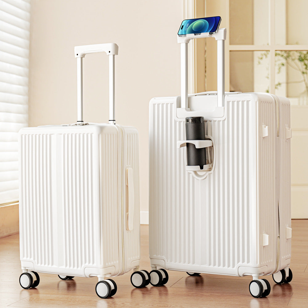 Lightweight Spinner Suitcase with Telescopic Handle, 14–28 Inches, view 2