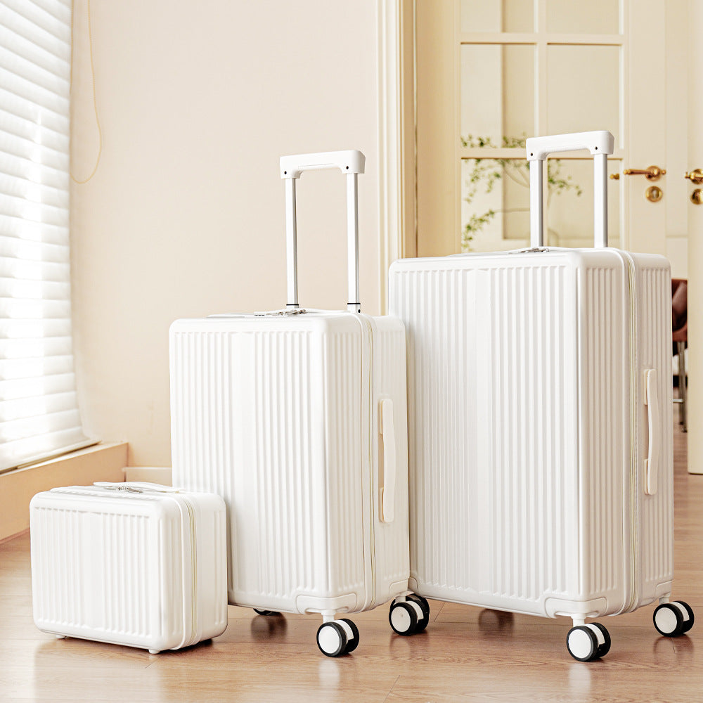 Lightweight Spinner Suitcase with Telescopic Handle, 14–28 Inches, view 3