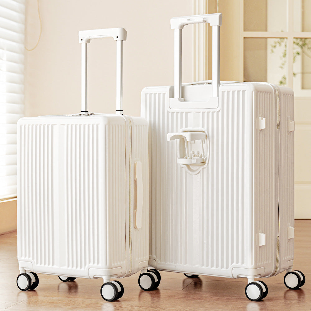 Lightweight Spinner Suitcase with Telescopic Handle, 14–28 Inches, view 4