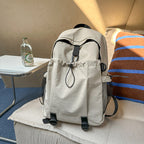Lightweight Urban Backpack with Drawstring Closure and Padded Shoulder Straps, view 2