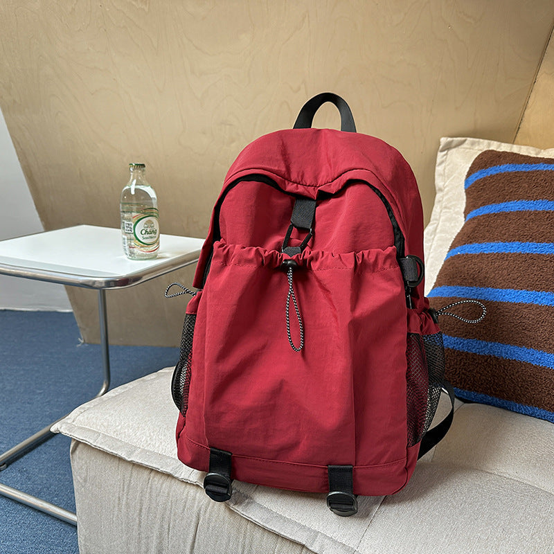 Lightweight Urban Backpack with Drawstring Closure and Padded Shoulder Straps, view 4