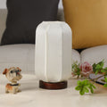 Linen Lantern Style Nightstand Lamp | Thrascher