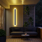 Linmova Linear Metal Outdoor Wall Light