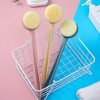 Long-Handled Soft-Bristle Back Exfoliating Shower Brush for Full-Back Cleansing, view 3