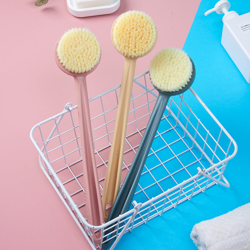 Long-Handled Soft-Bristle Back Exfoliating Shower Brush for Full-Back Cleansing, view 3