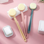 Long-Handled Soft-Bristle Back Exfoliating Shower Brush for Full-Back Cleansing, view 4