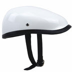 Low-Profile Motorcycle Helmet with Adjustable Chin Strap and Ventilation, view 4