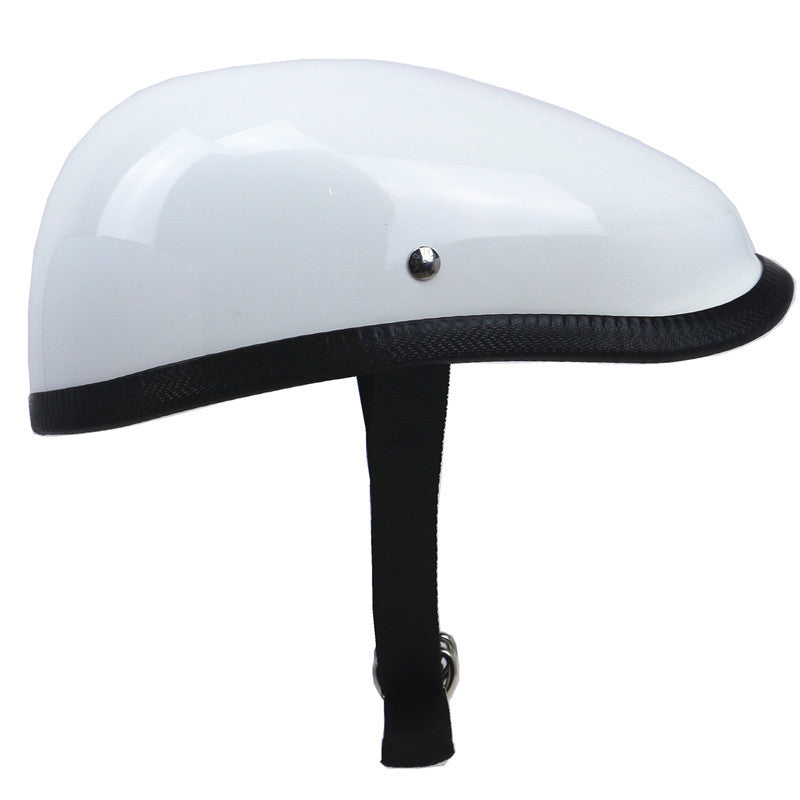 Low-Profile Motorcycle Helmet with Adjustable Chin Strap and Ventilation, view 5