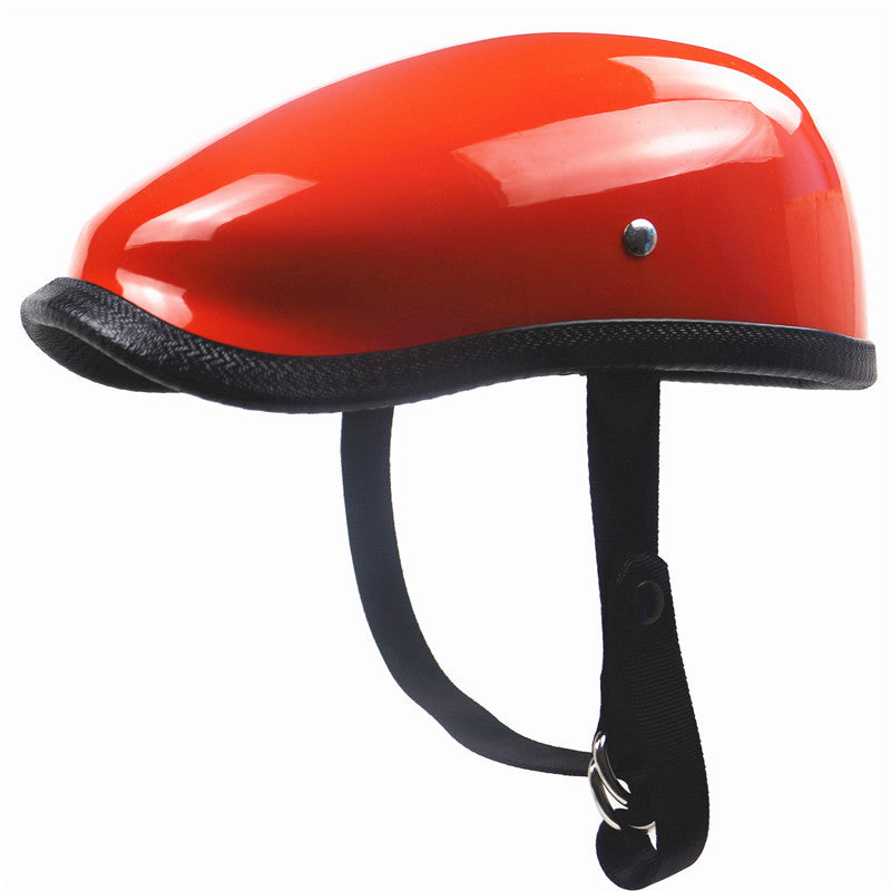 Low-Profile Motorcycle Helmet with Adjustable Chin Strap and Ventilation, view 7