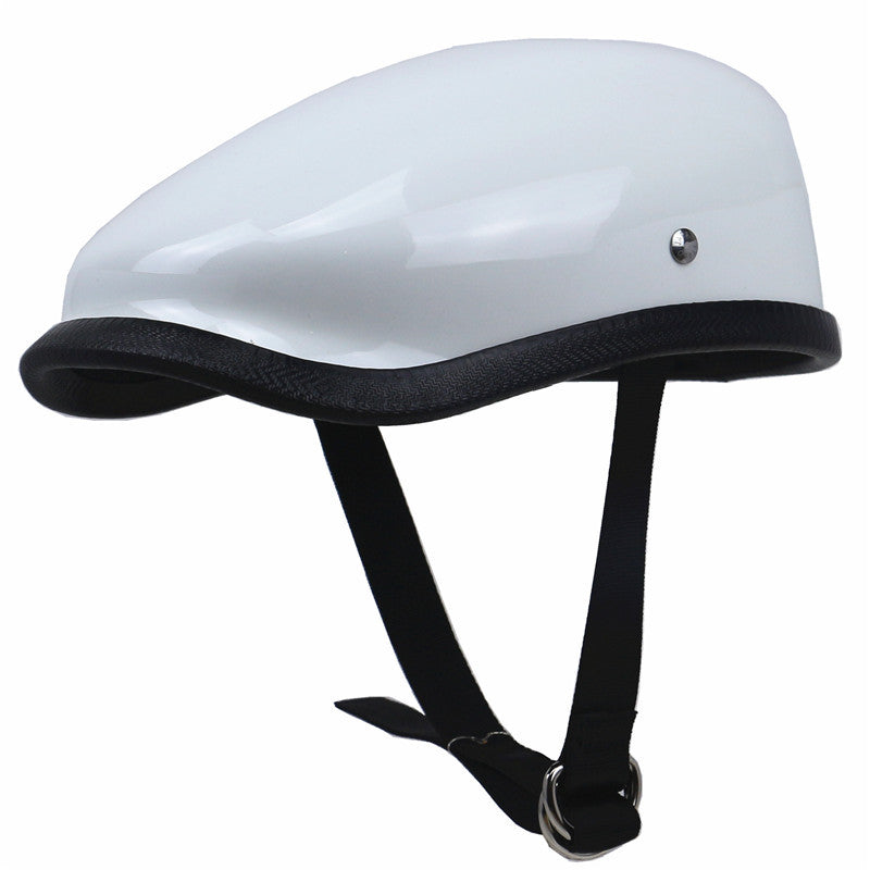 Low-Profile Motorcycle Helmet with Adjustable Chin Strap and Ventilation, view 8