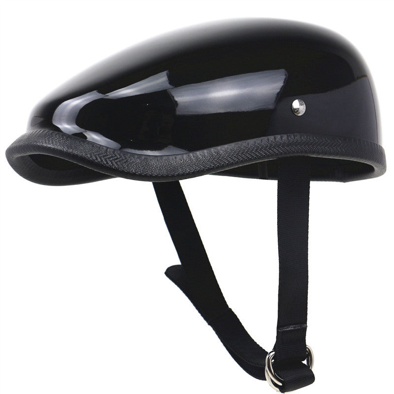 Low-Profile Motorcycle Helmet with Adjustable Chin Strap and Ventilation, view 9
