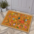 Luxurious Floral Design Bath Mat | Thrascher