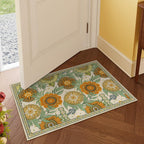 Luxurious Floral Design Bath Mat | Thrascher