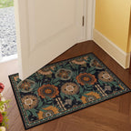Luxurious Floral Design Bath Mat | Thrascher