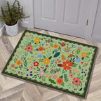 Luxurious Floral Design Bath Mat | Thrascher