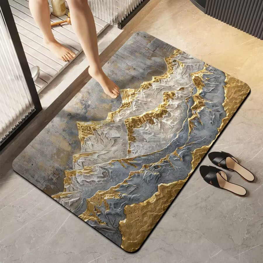 Luxurious Marble Finish Mat | Thrascher