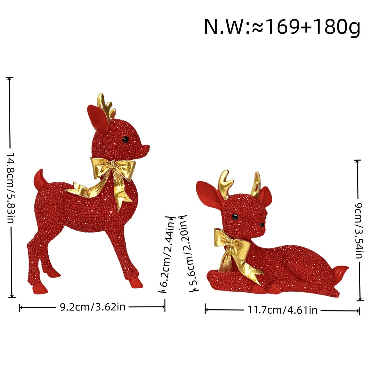 Luxurious Reindeer Sculpture | Thrascher