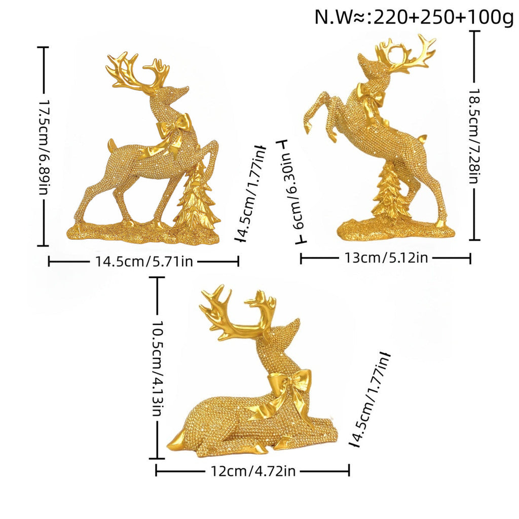 Luxurious Reindeer Sculpture | Thrascher