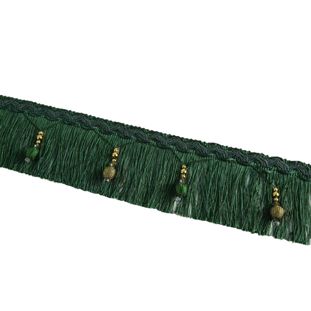 Luxury Fringe Braid with Bead Trim | Thrascher