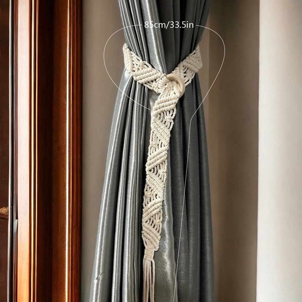 Macrame Curtain Tieback | Thrascher