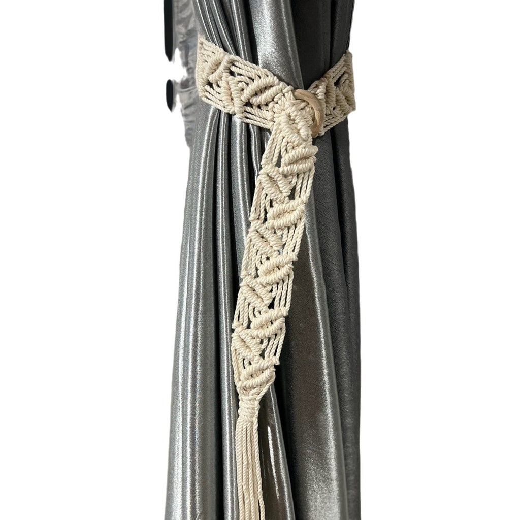 Macrame Curtain Tieback | Thrascher
