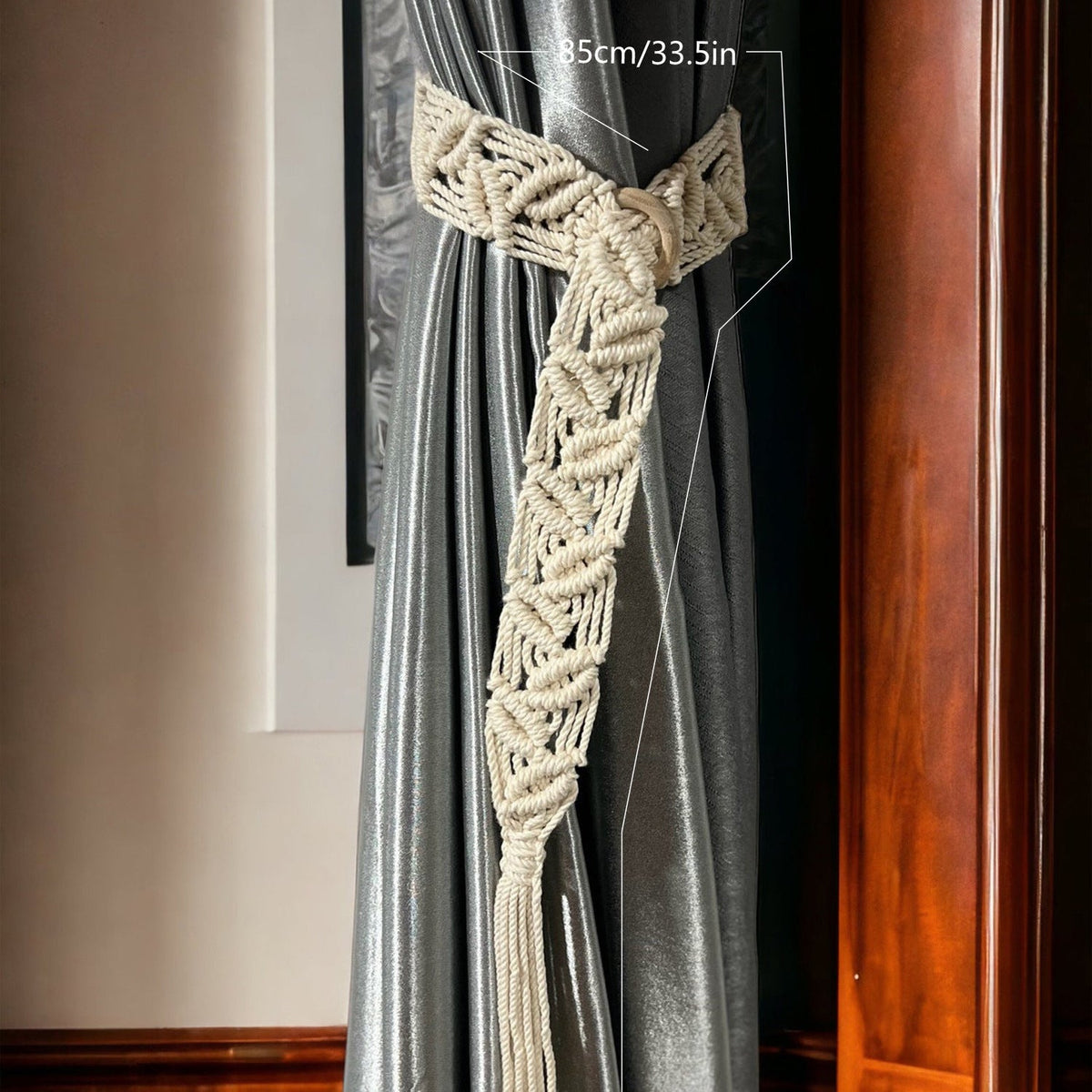 Macrame Curtain Tieback | Thrascher