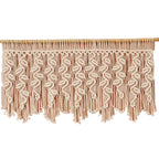Macrame Curtain with Artistic Fringes | Thrascher
