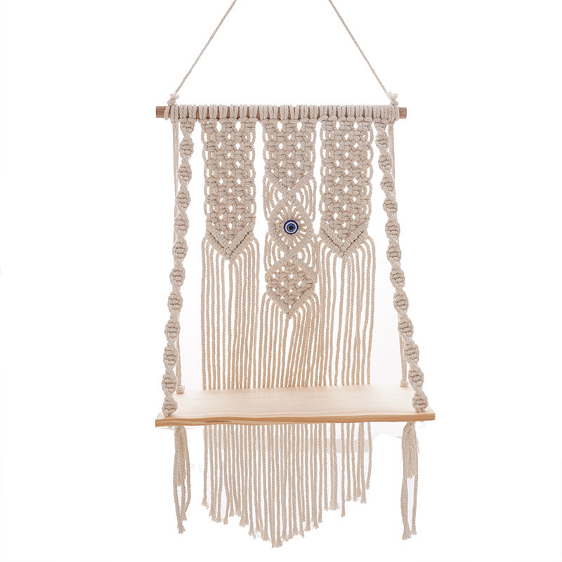 Macrame Decorative Wall Shelf | Thrascher