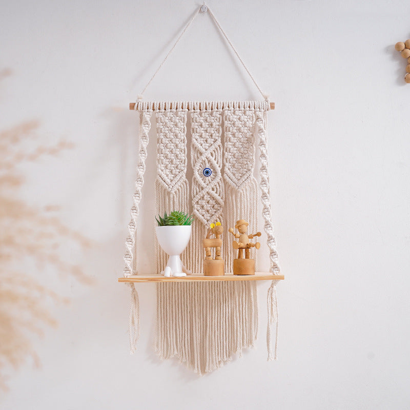 Macrame Decorative Wall Shelf | Thrascher
