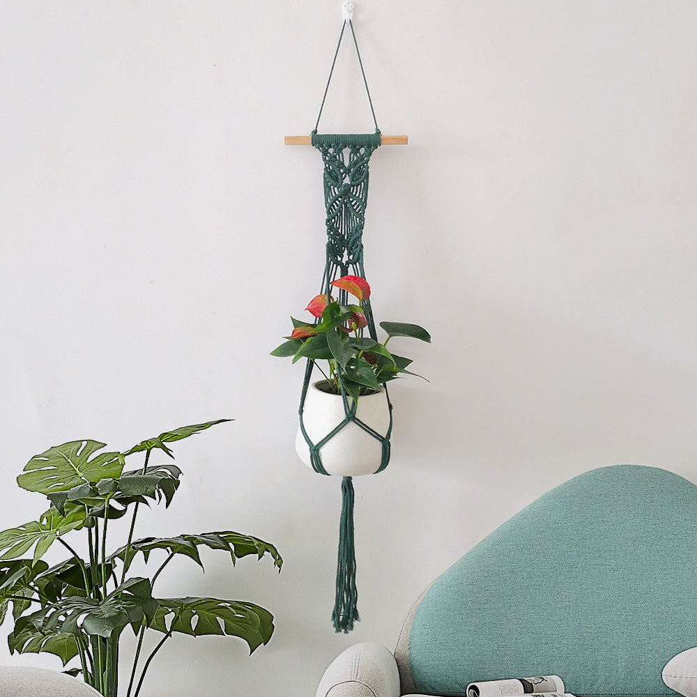 Macrame Flower Holder with Elegant Design | Thrascher