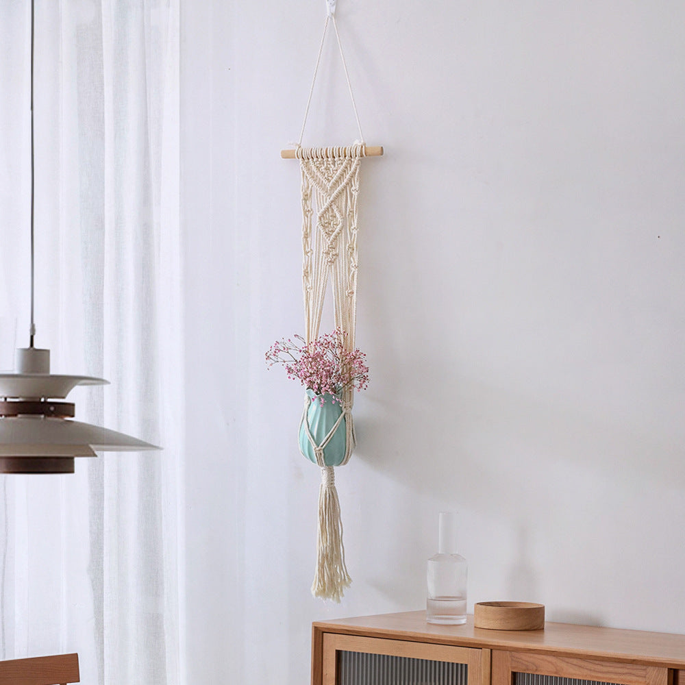 Macrame Flower Holder with Elegant Design | Thrascher