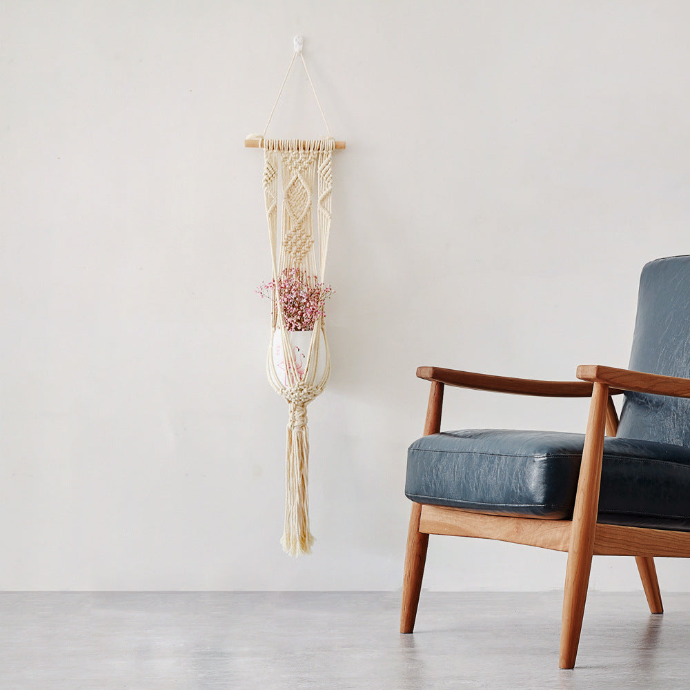 Macrame Flower Holder with Elegant Design | Thrascher